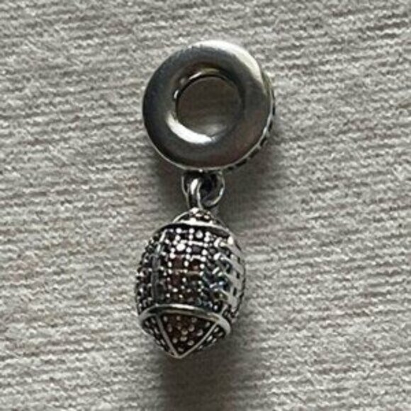Authentic Pandora American Football Dangle Charm - Picture 5 of 5